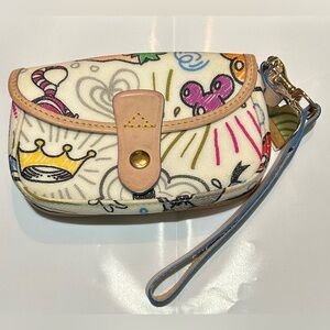 Dooney & Bourke Disney World Disneyland Sketch Wristlet